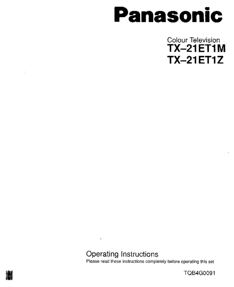 Panasonic TX-21ET1M User manual