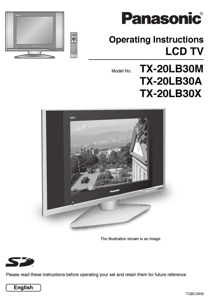 Panasonic TX-20LB30A operating instructions