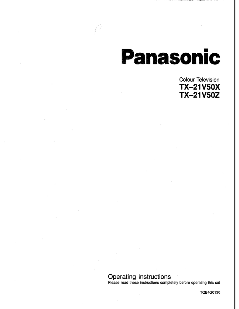 Panasonic TX-21V50X User manual