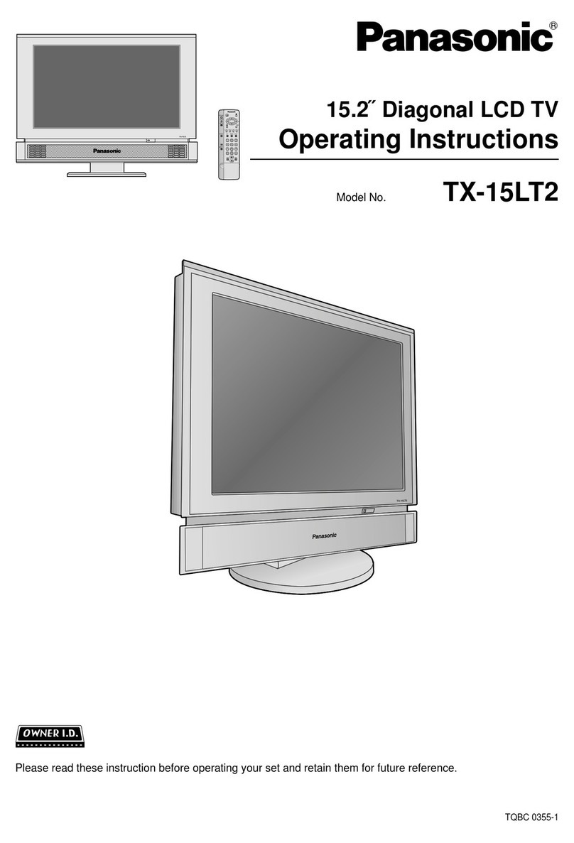 Panasonic TX-15LT2 User manual