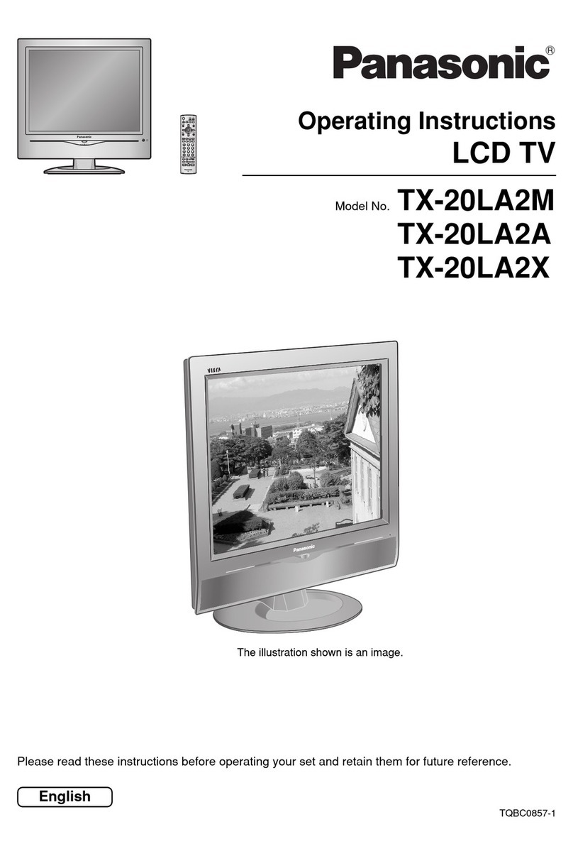 Panasonic TX-20LA2A User manual