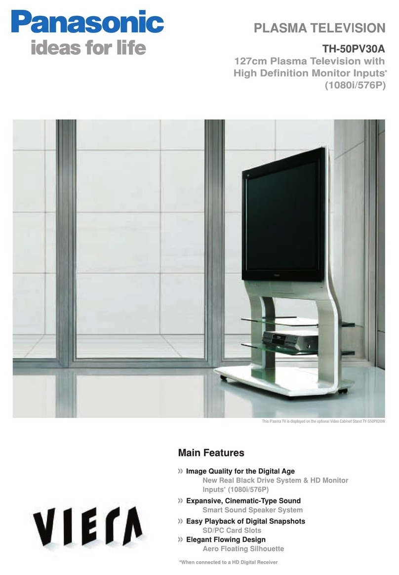 Panasonic Viera TH-50PV30A User manual