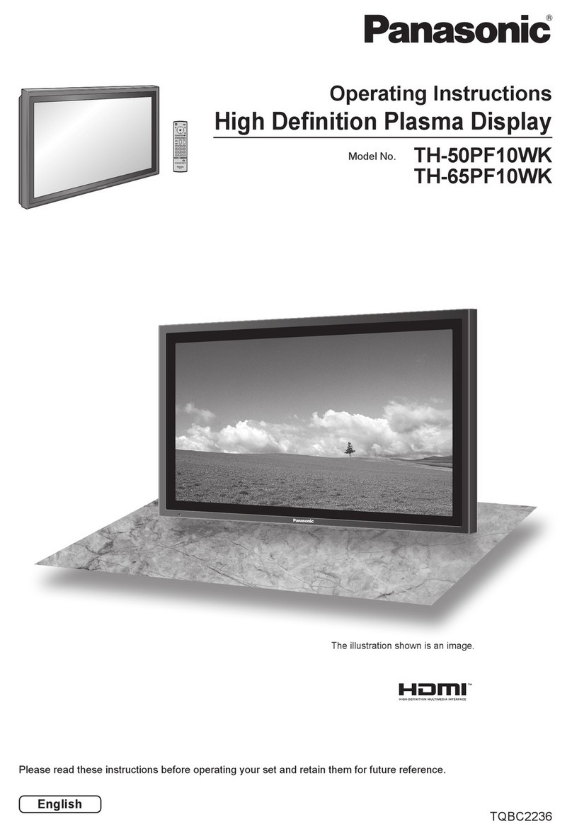 Panasonic TH-50PF10WK User manual Panasonic TH-50PF10WK User manual