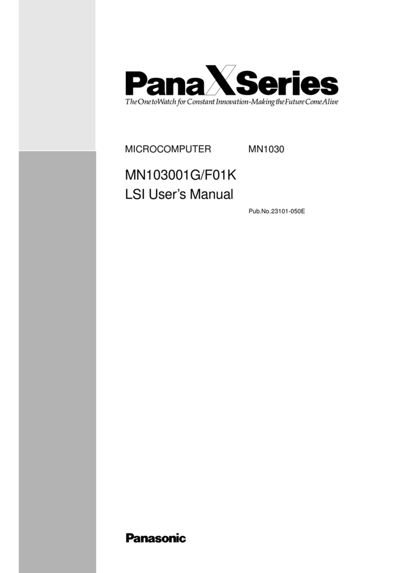 Panasonic MN103001G/F01K User manual