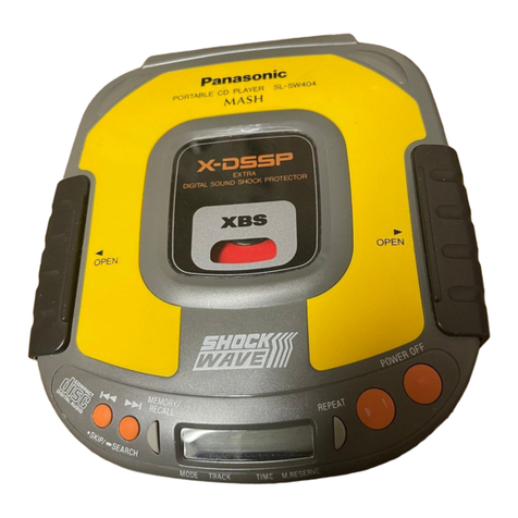 Panasonic SL-SW404 User manual