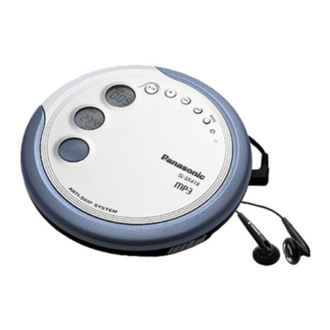 Panasonic SL-SX418 User manual