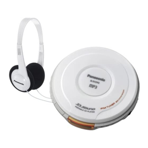 Panasonic SL-SV590 User manual