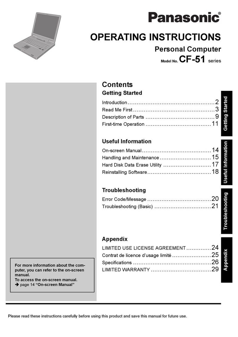 Panasonic CF-51 Series User manual