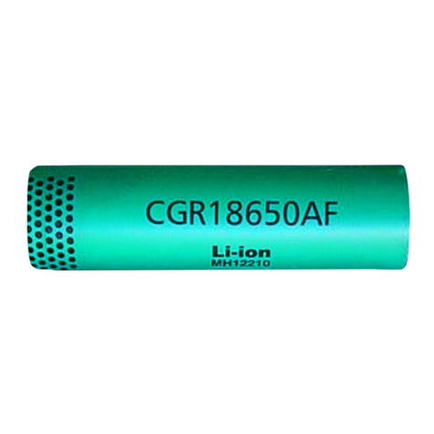 Panasonic CGR18650AF datasheet