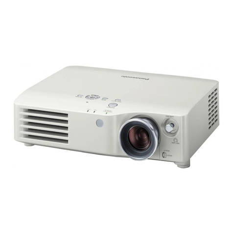 Panasonic PT-AX100E User manual
