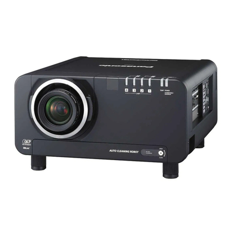 Panasonic DLP PT-D12000E User manual Panasonic DLP PT-D12000E User manual