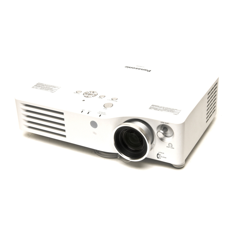 Panasonic PT-AX200E User manual