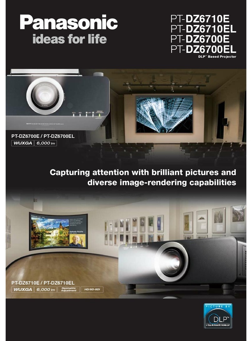 Panasonic PT-DZ6710EL User manual