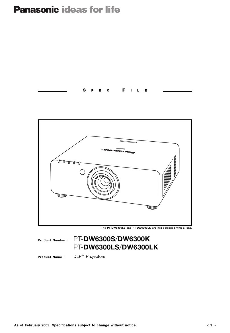 Panasonic DW6300K User manual