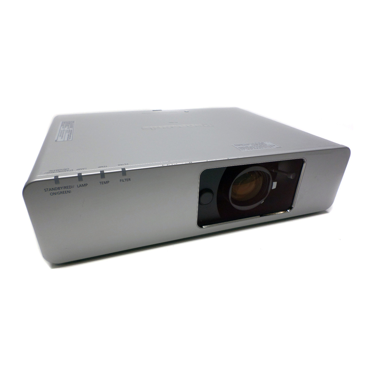 Panasonic PT-F200U User manual