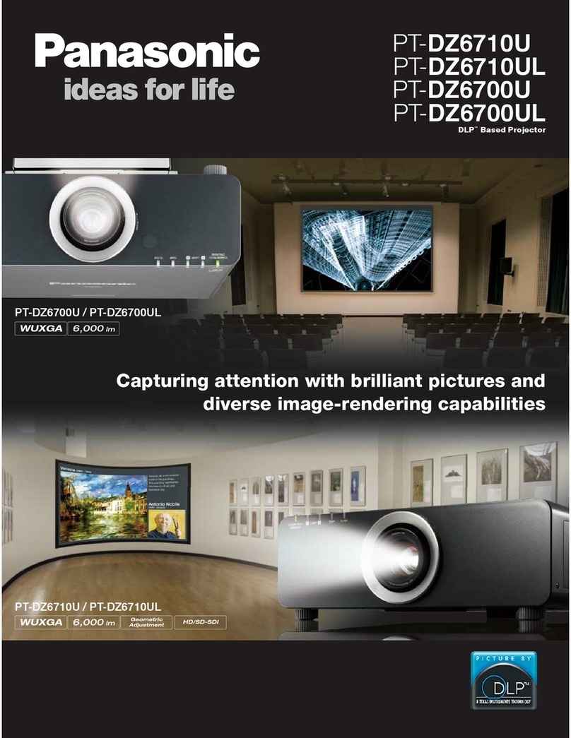 Panasonic PT-DZ6700U - DLP Projector 1080p Specifications