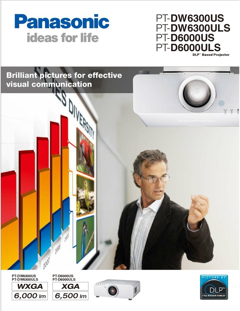 Panasonic PT-D6000US Specifications