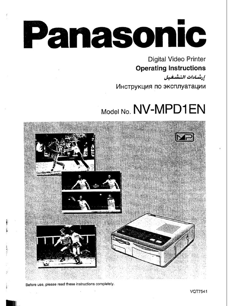 Panasonic NV-MPD1EN User manual
