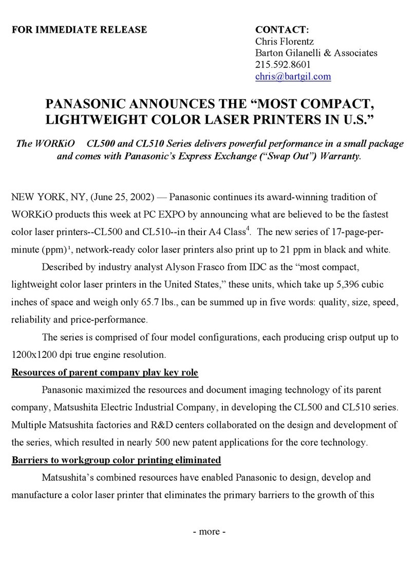 Panasonic WORKIO CL500 How to use Panasonic WORKIO CL500 How to use