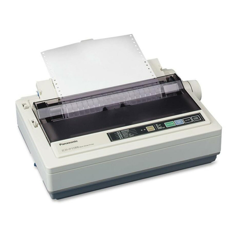 Panasonic KX-P1150 - KX-P 1150 B/W Dot-matrix Printer User manual