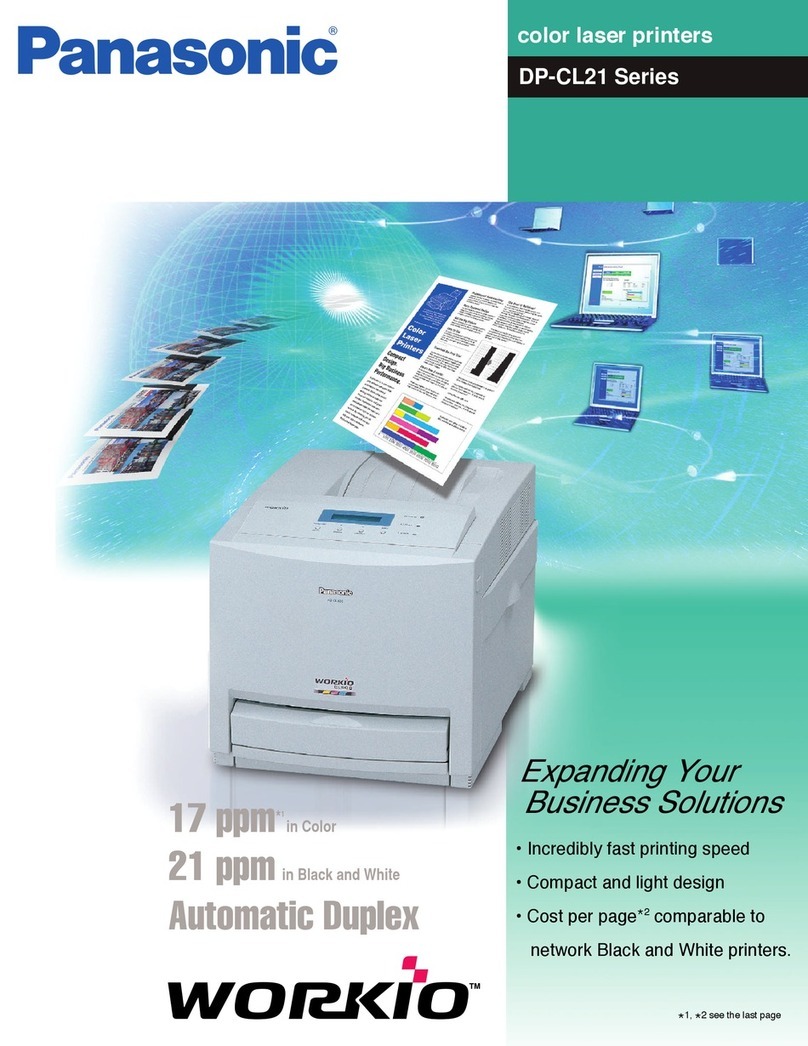Panasonic DP-CL21 Series User manual