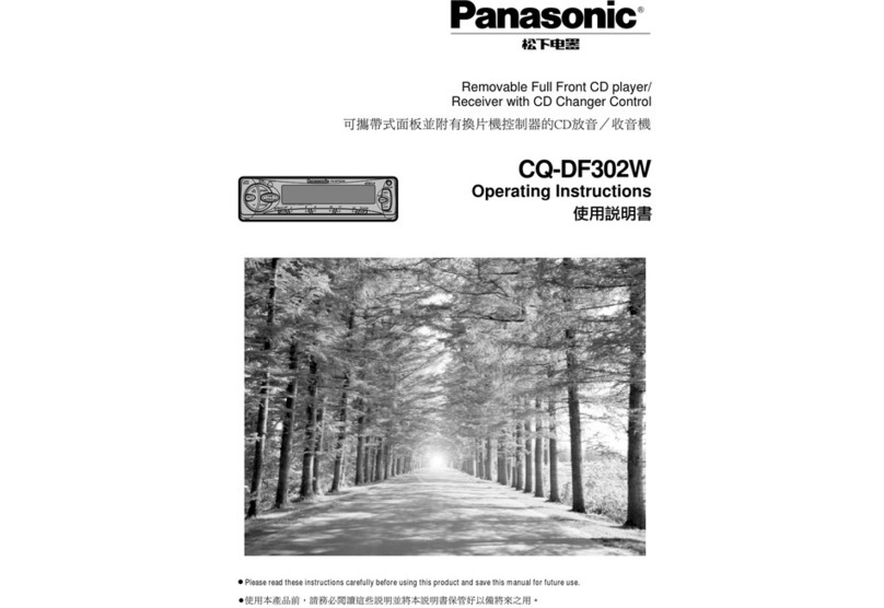 Panasonic CQ-DF302W operating instructions