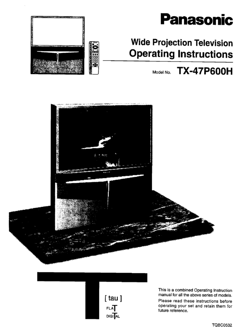 Panasonic TX-47P600H User manual
