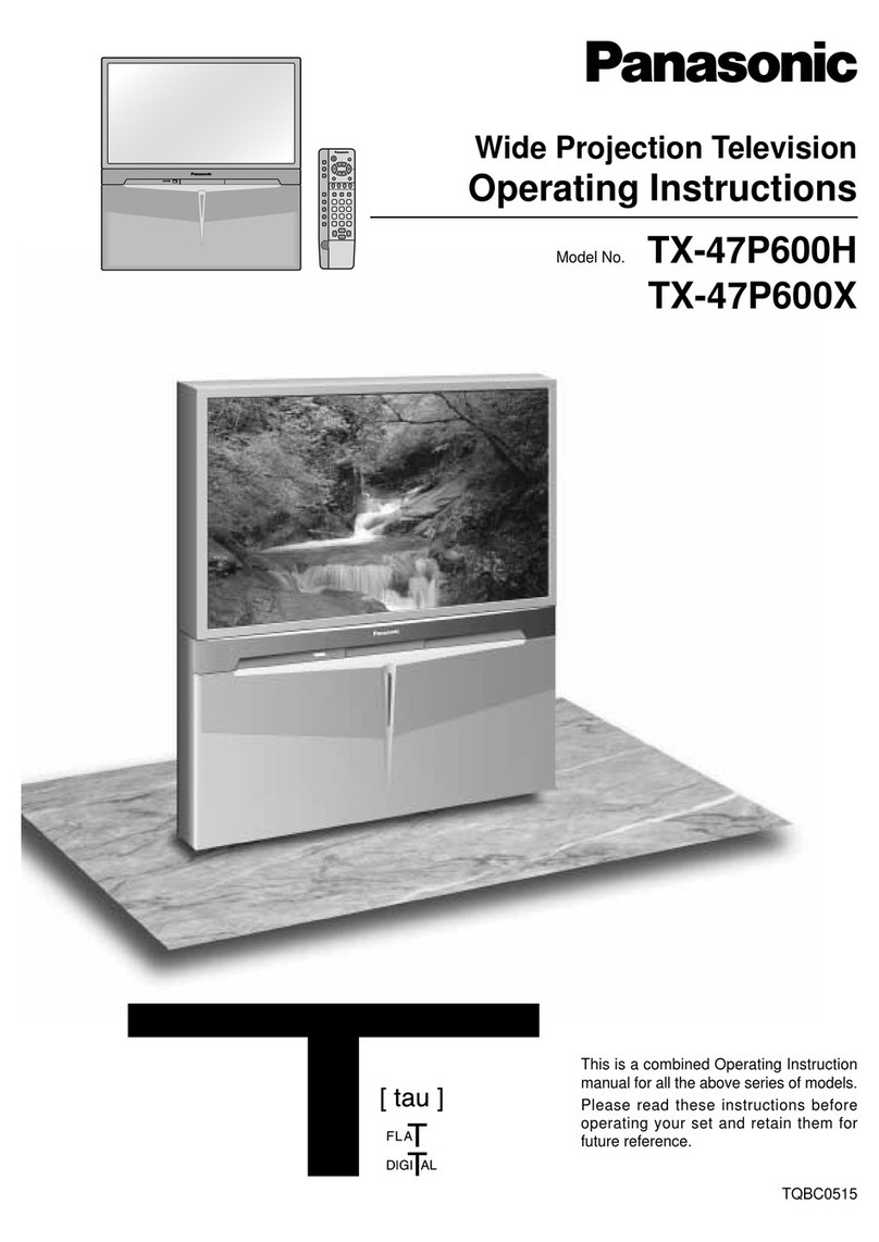 Panasonic TX-47P600X operating instructions