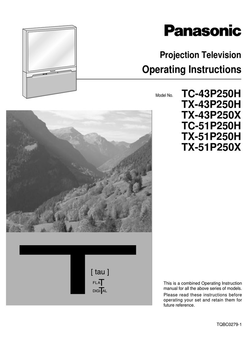 Panasonic TC-43P250H User manual