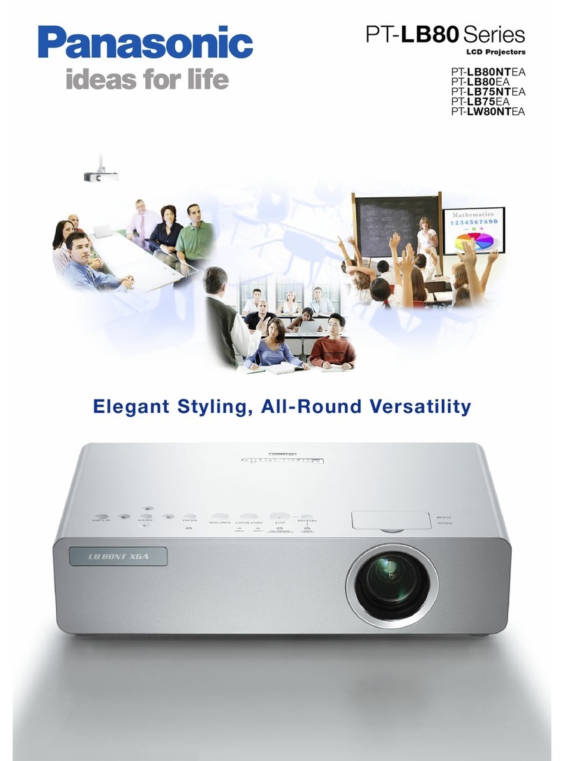 Panasonic PT-LB75EA User manual