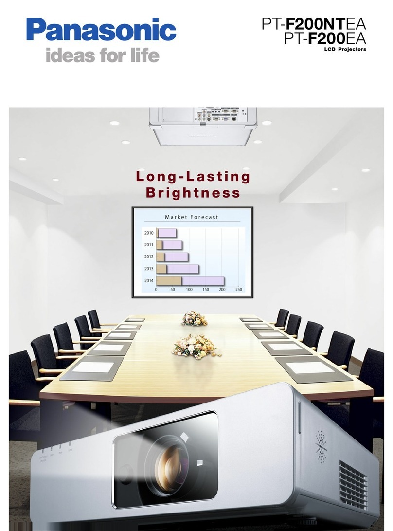 Panasonic PT-F200NTEA Brochure & specs