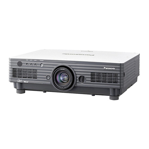 Panasonic PT-D4000U Series operating instructions