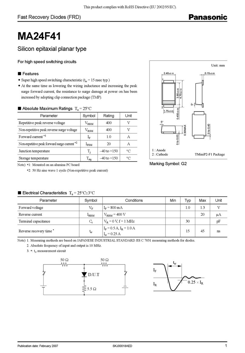 Panasonic MA24F41 User manual