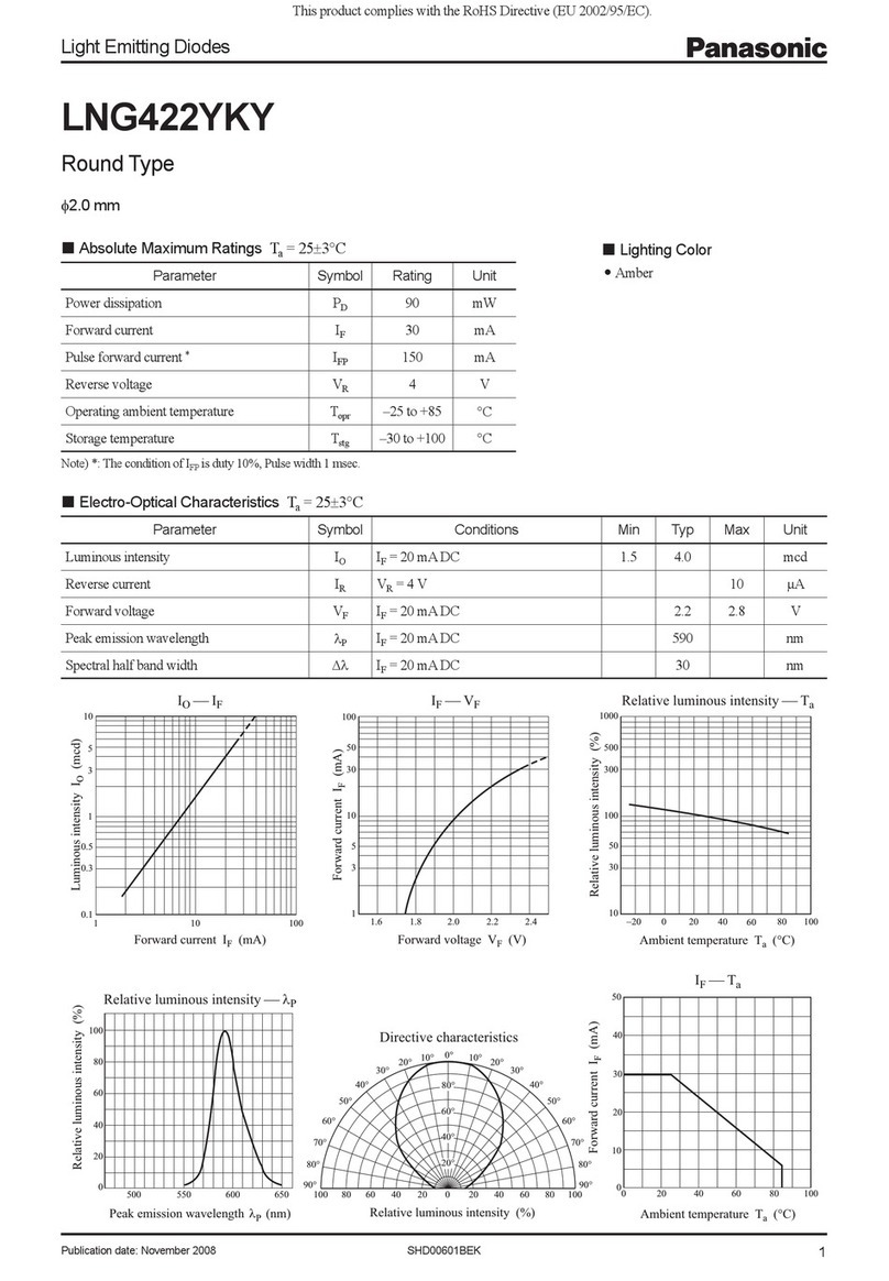 Panasonic LNG422YKY User manual