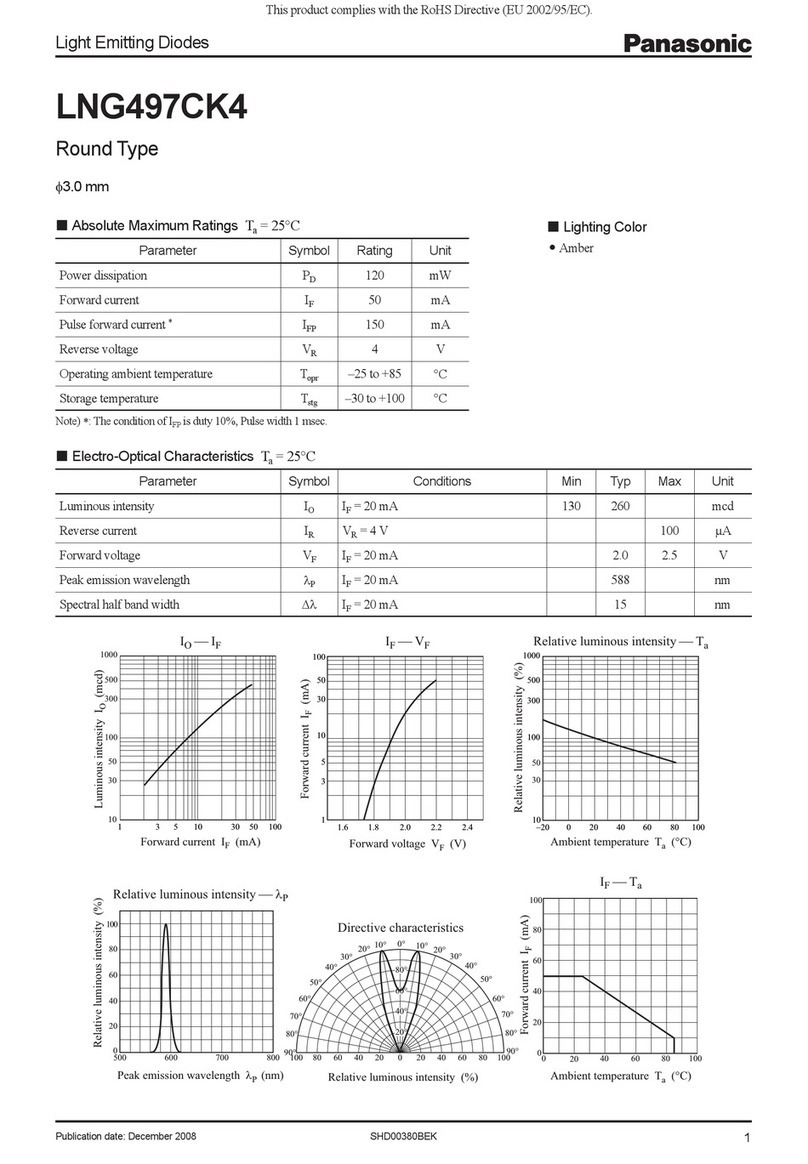 Panasonic LNG497CK4 User manual
