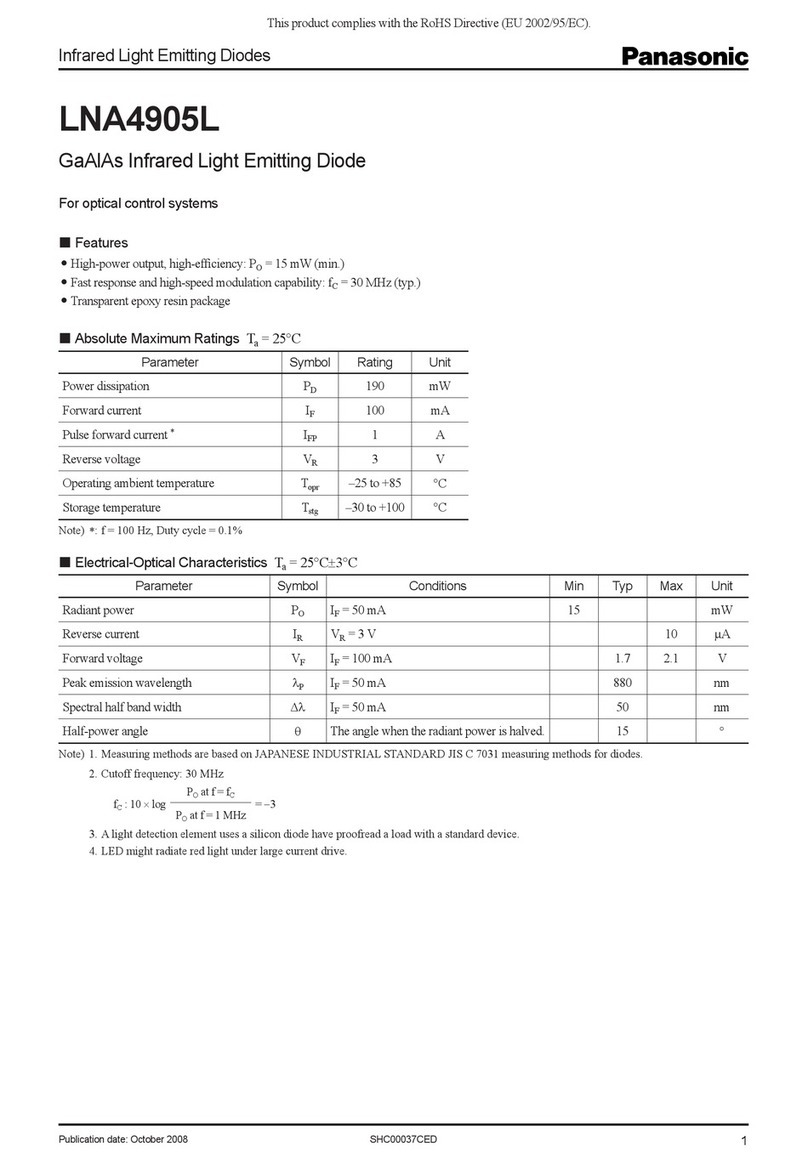 Panasonic LNA4905L User manual