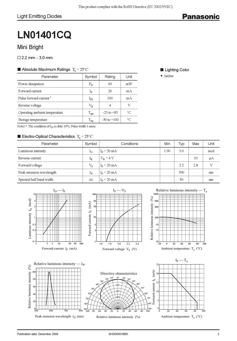 Panasonic LN01401CQ User manual