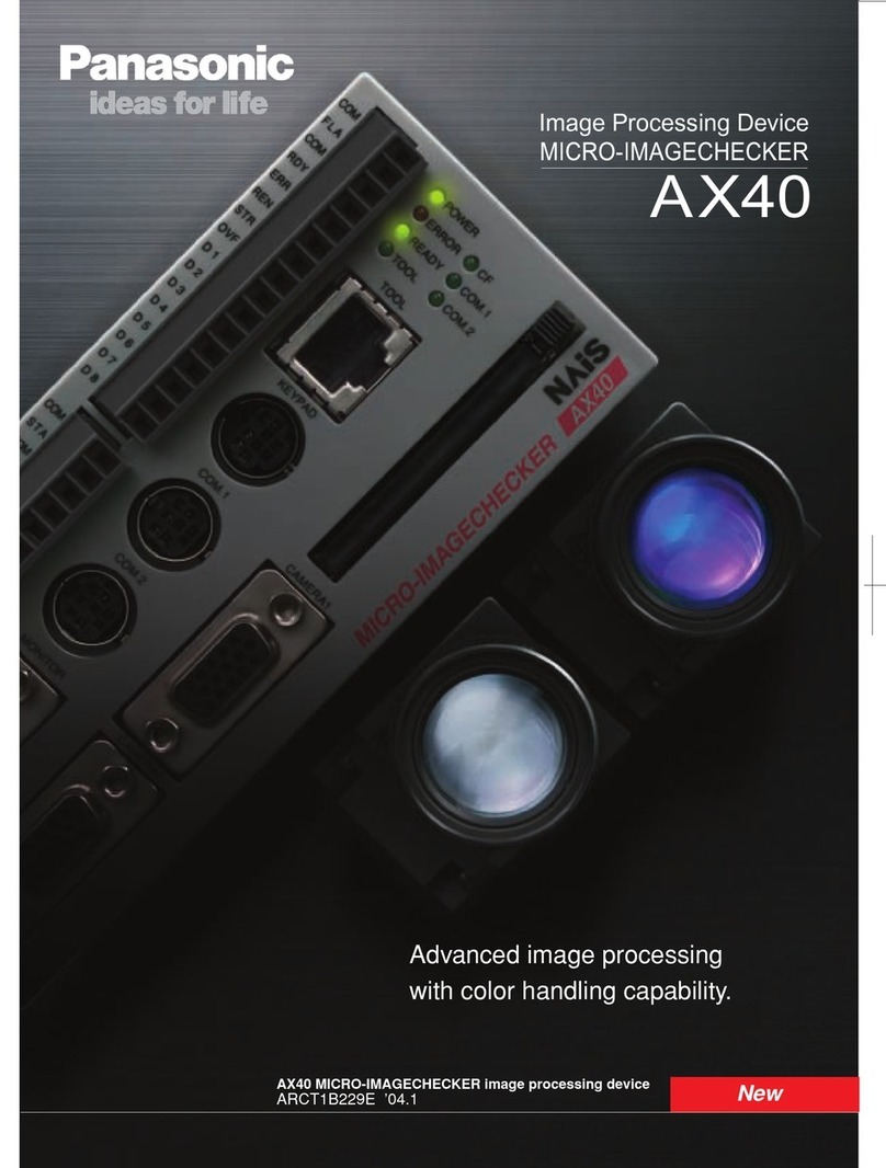 Panasonic Micro-Imagechecker AX40 User manual