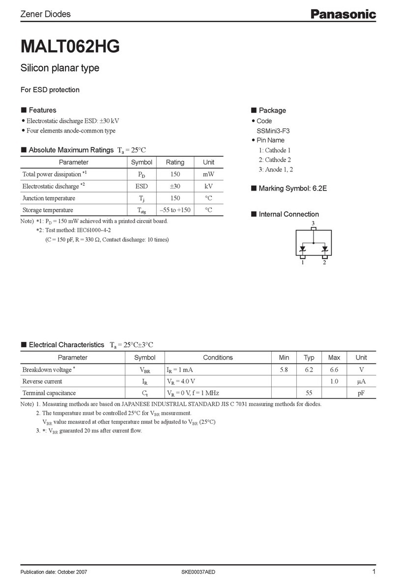 Panasonic MALT062HG User manual