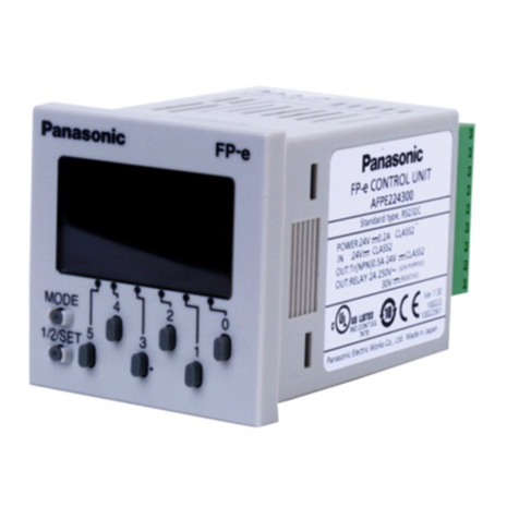 Panasonic Network Adaptor Specification sheet