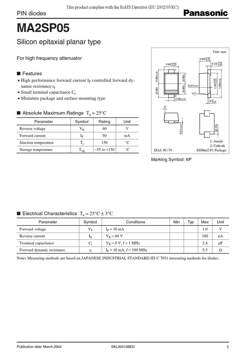 Panasonic MA2SP05 User manual