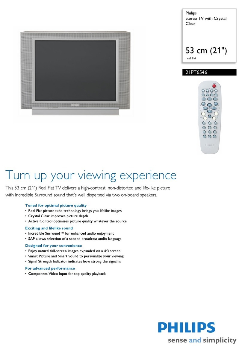 Philips 21PT6546 User manual