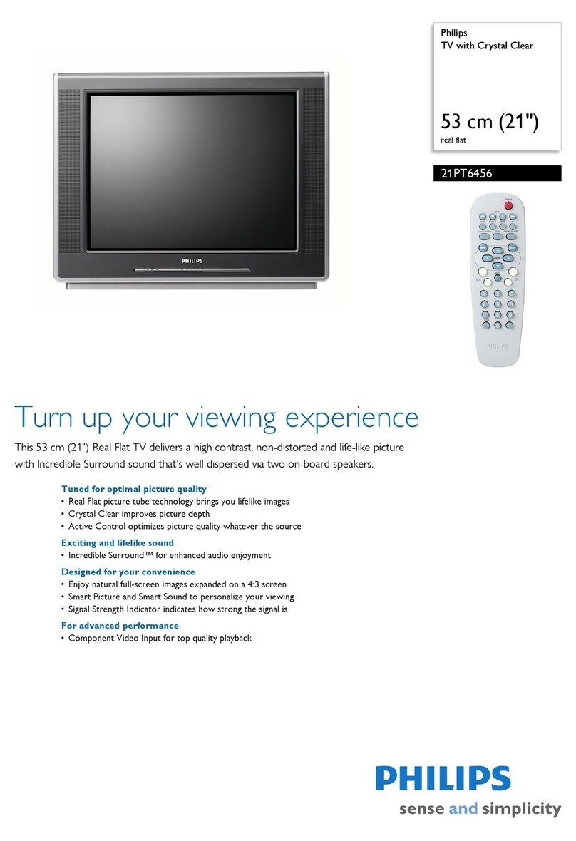 Philips 21PT6456 Specification sheet