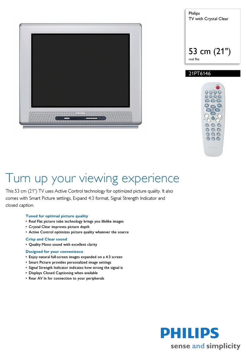 Philips 21PT6146 Specification sheet