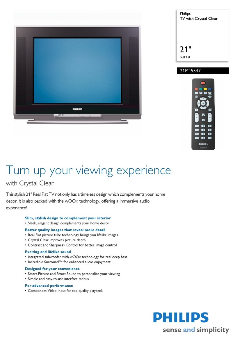 Philips 21PT5547 User manual