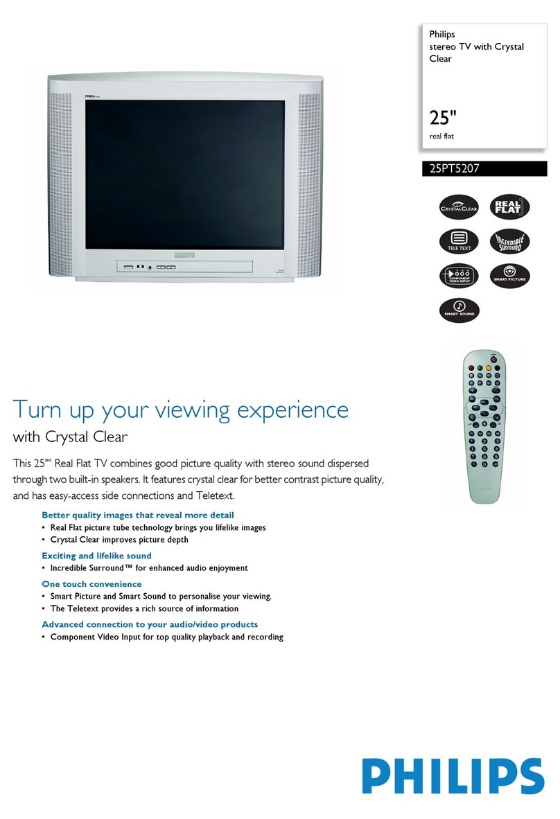 Philips 25PT5207 Specifications