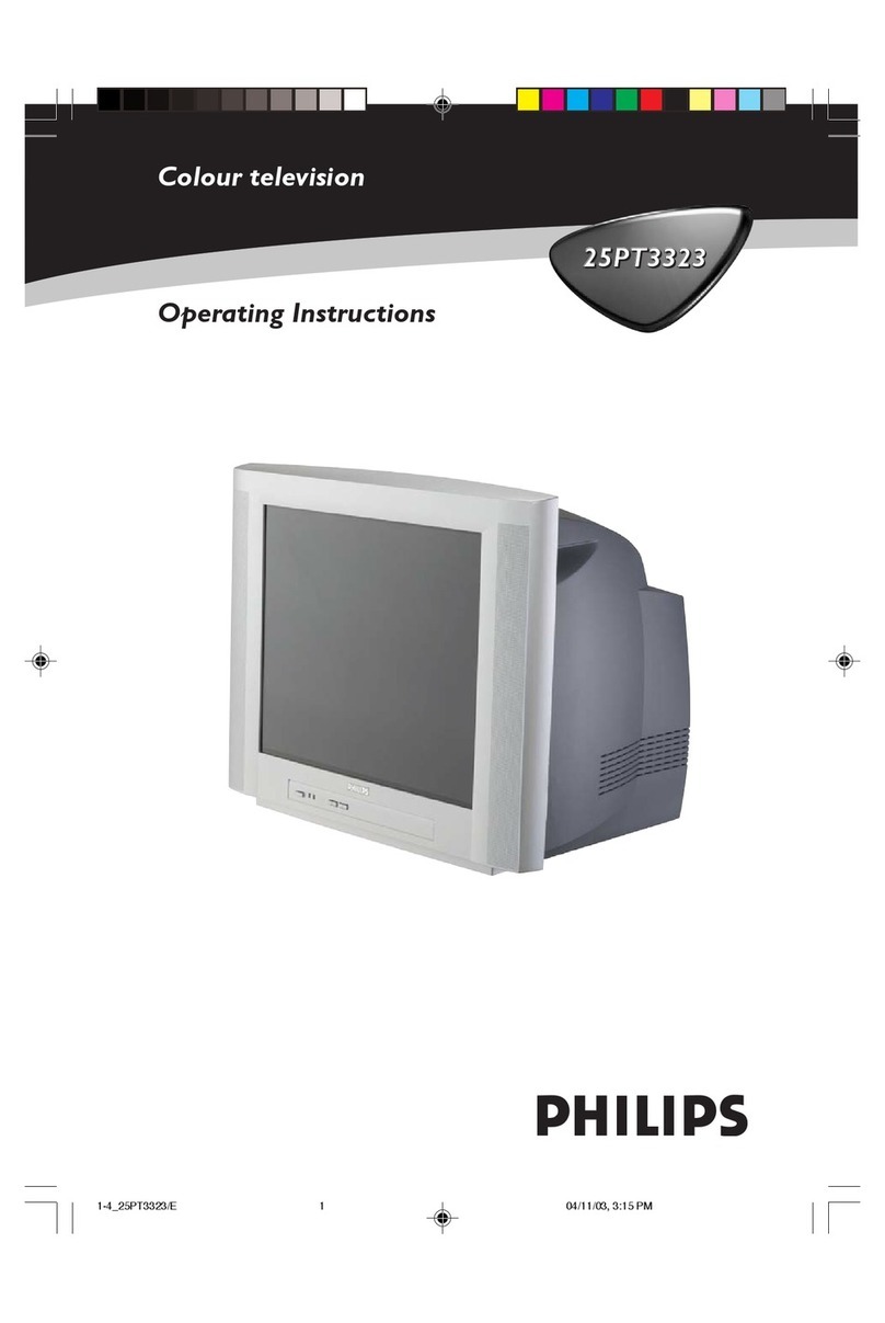 Philips 25PT3323 User manual
