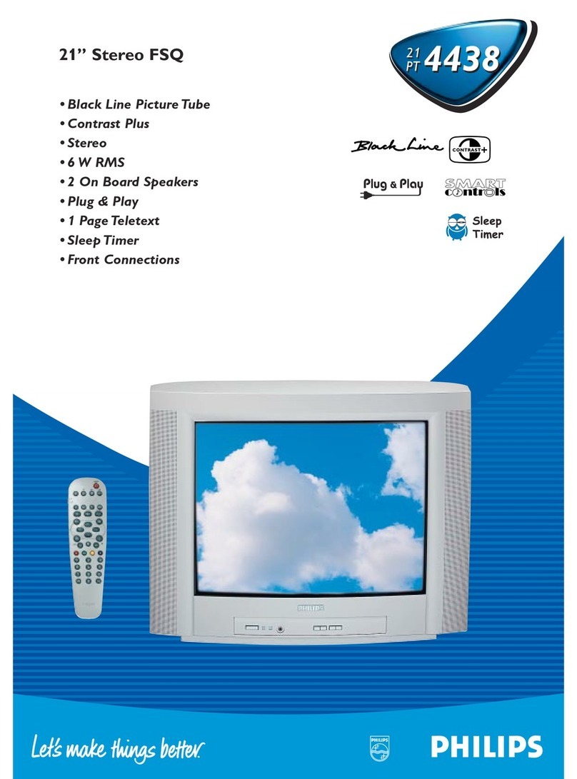 Philips 21PT4438 User manual