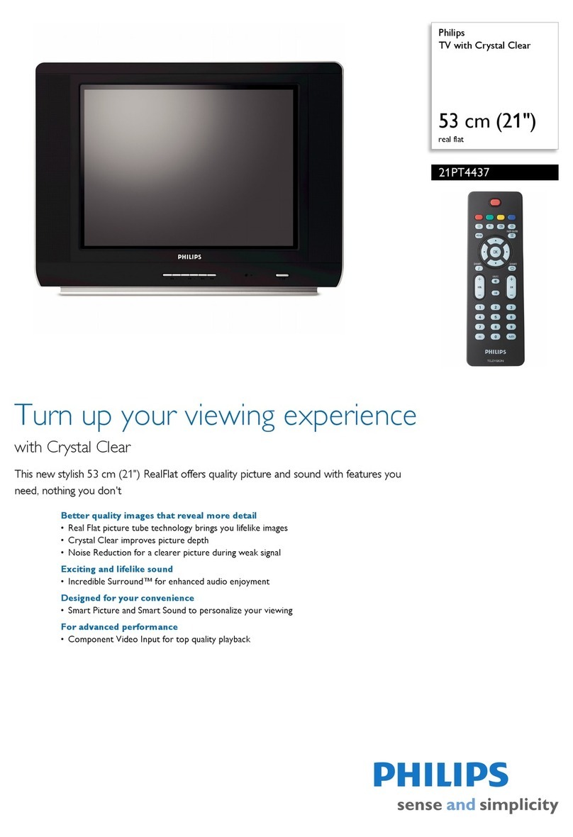 Philips 21PT4437 User manual