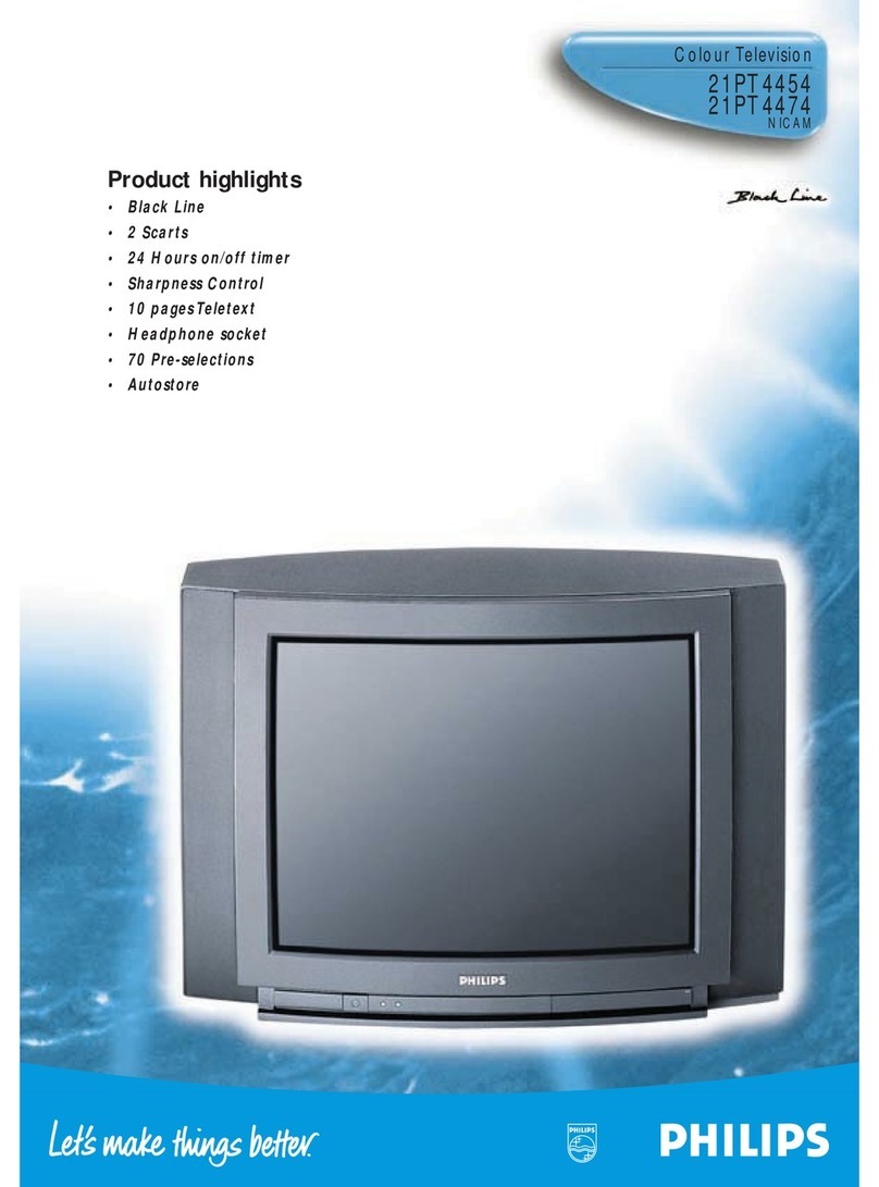 Philips 21PT4454 User manual